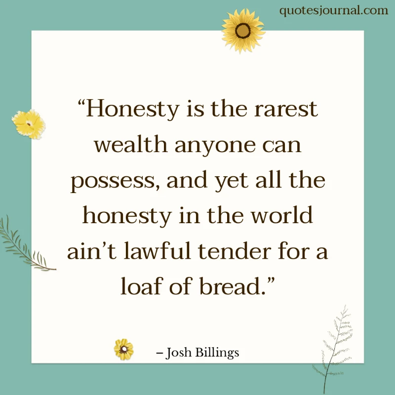 Honesty quotes