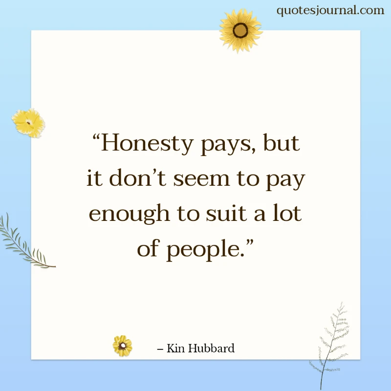 Honesty quotes