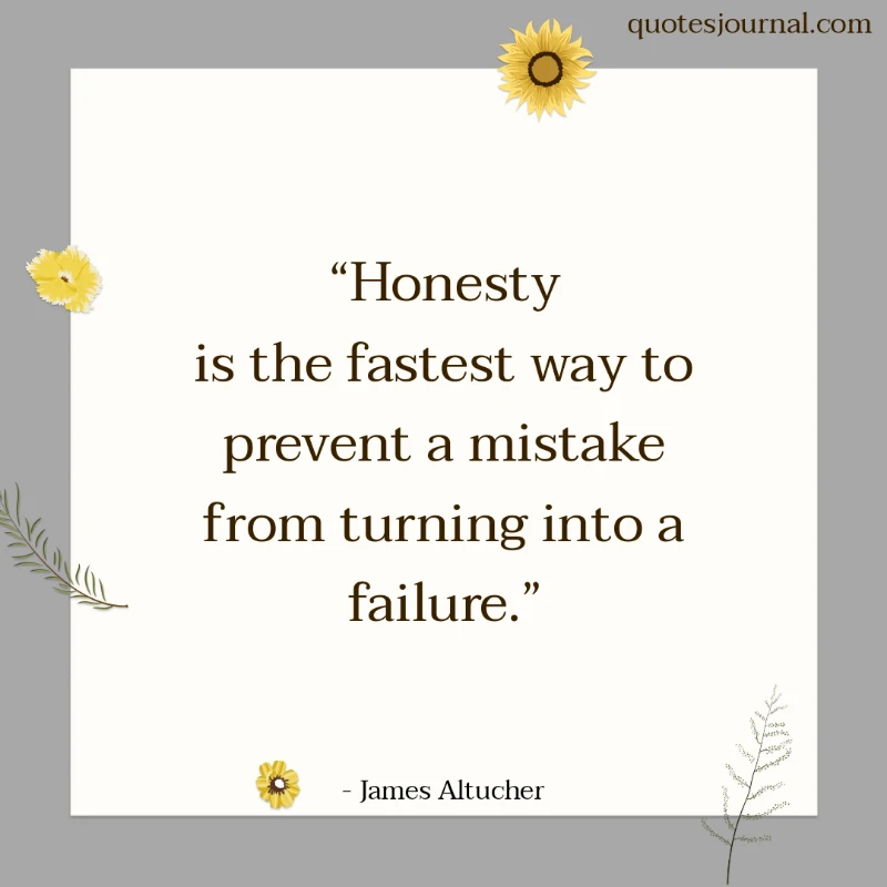 Honesty quotes