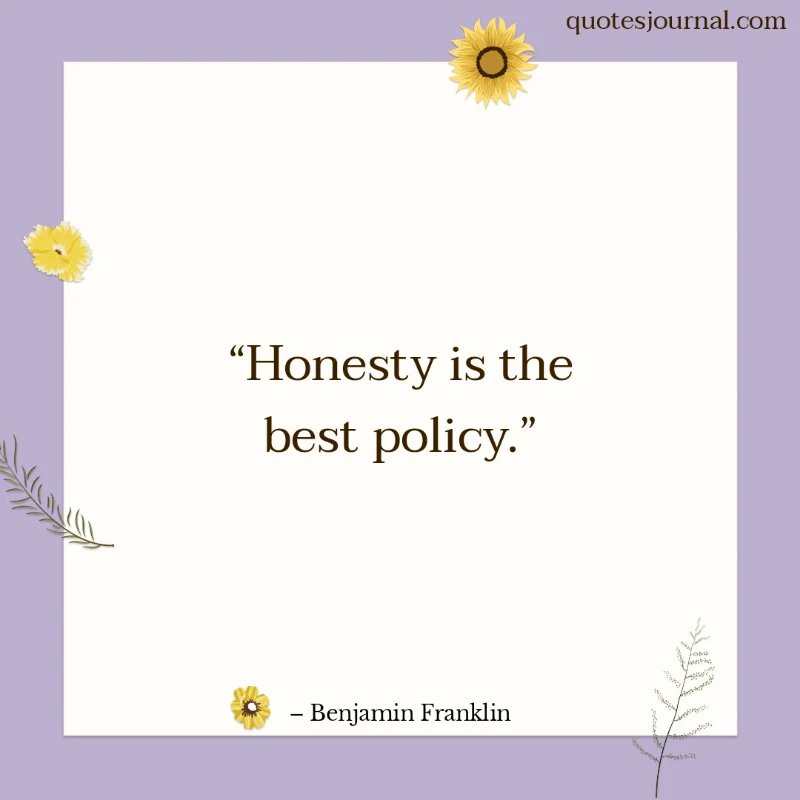 Honesty quotes