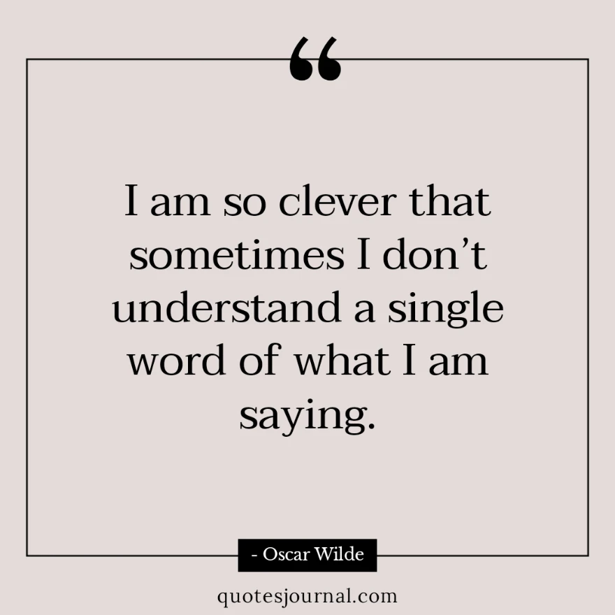 Oscar Wilde quotes