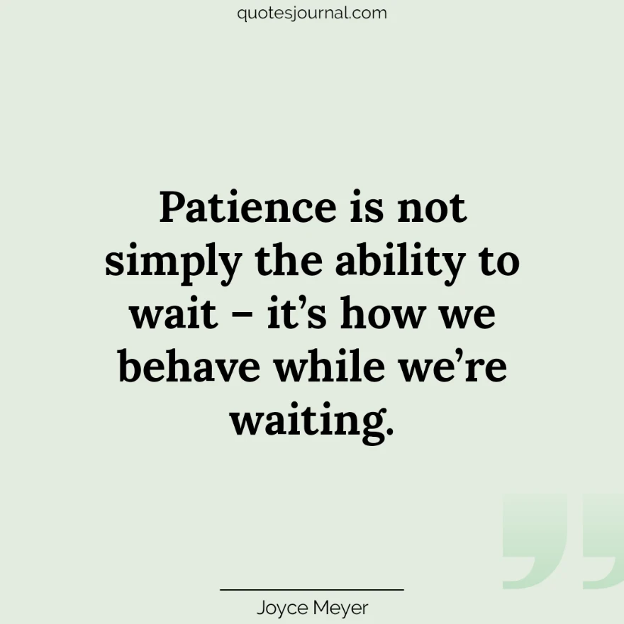 Patience quotes