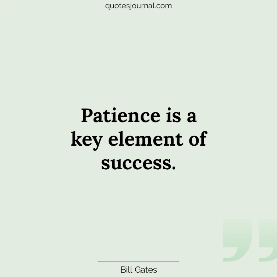 Patience quotes