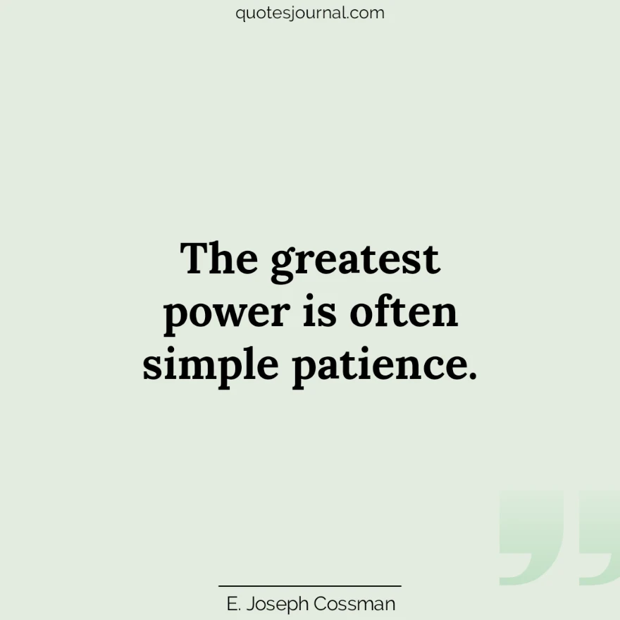 Patience quotes