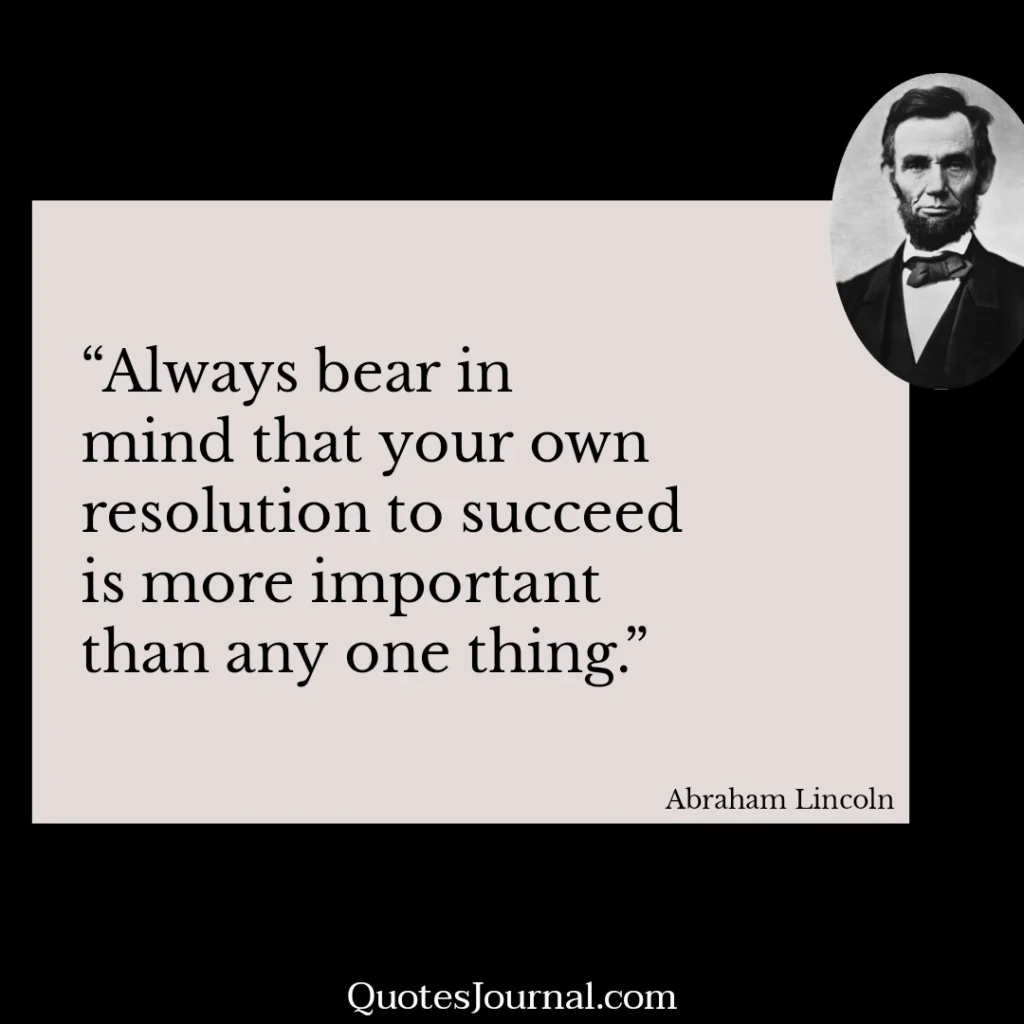 Abraham Lincoln quotes