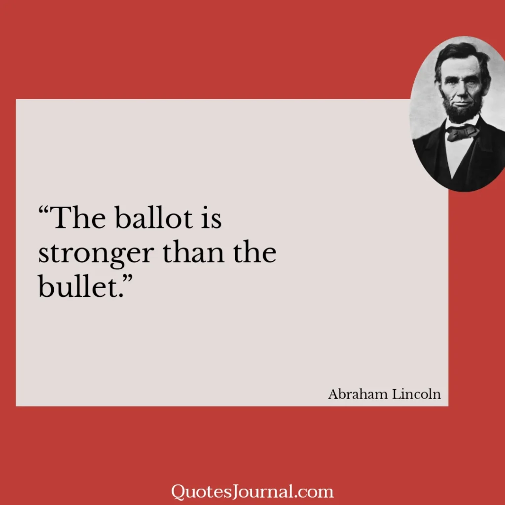 Abraham Lincoln quotes