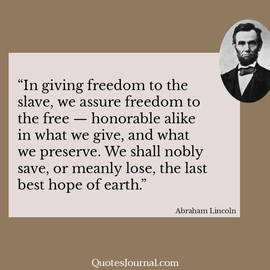 Abraham Lincoln quotes