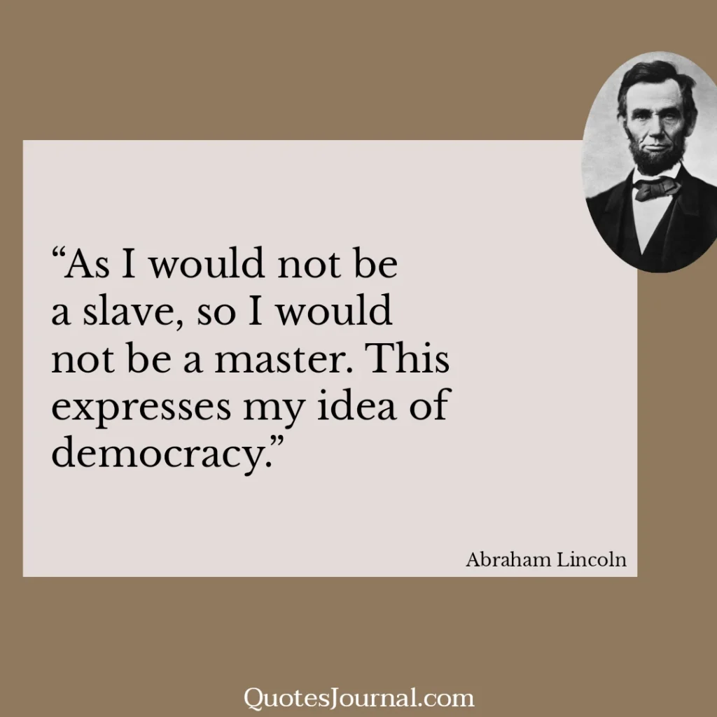 Abraham Lincoln quotes