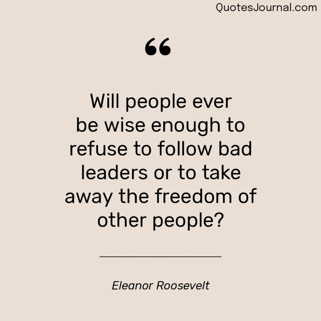 Eleanor Roosevelt quotes