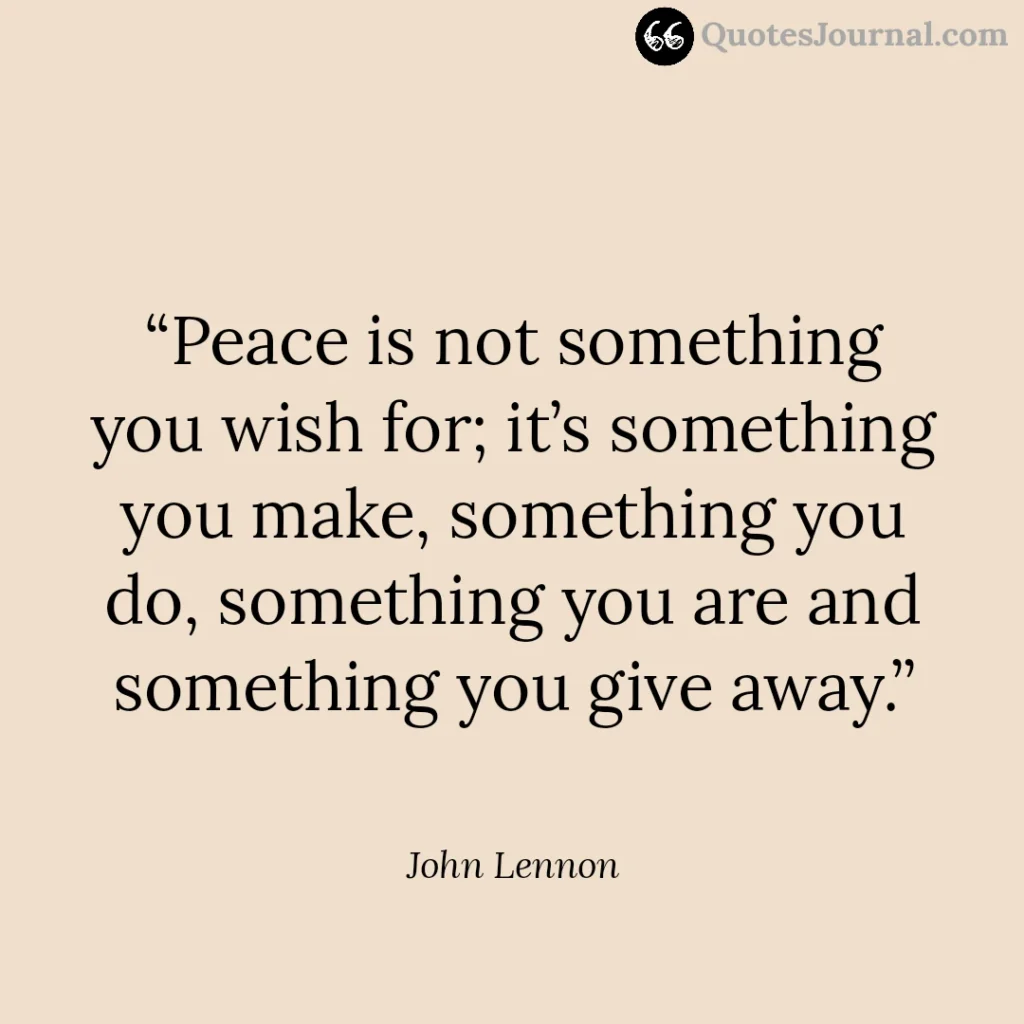 Peace quotes