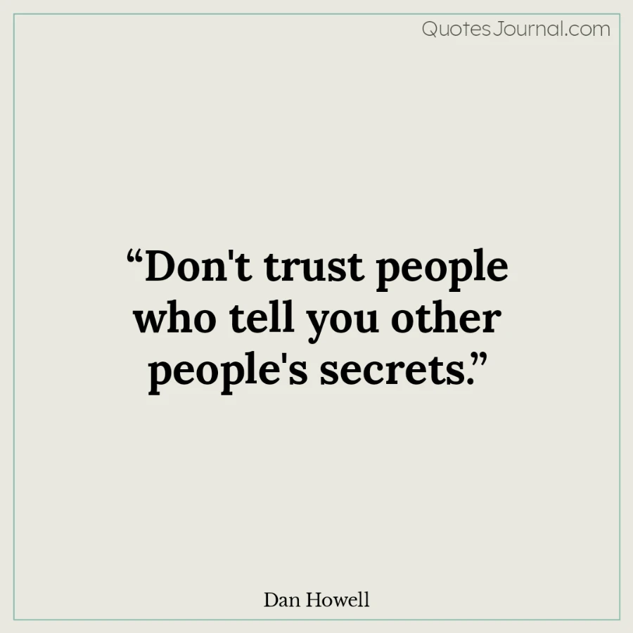 Trust quotes