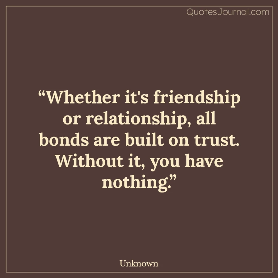 Trust quotes