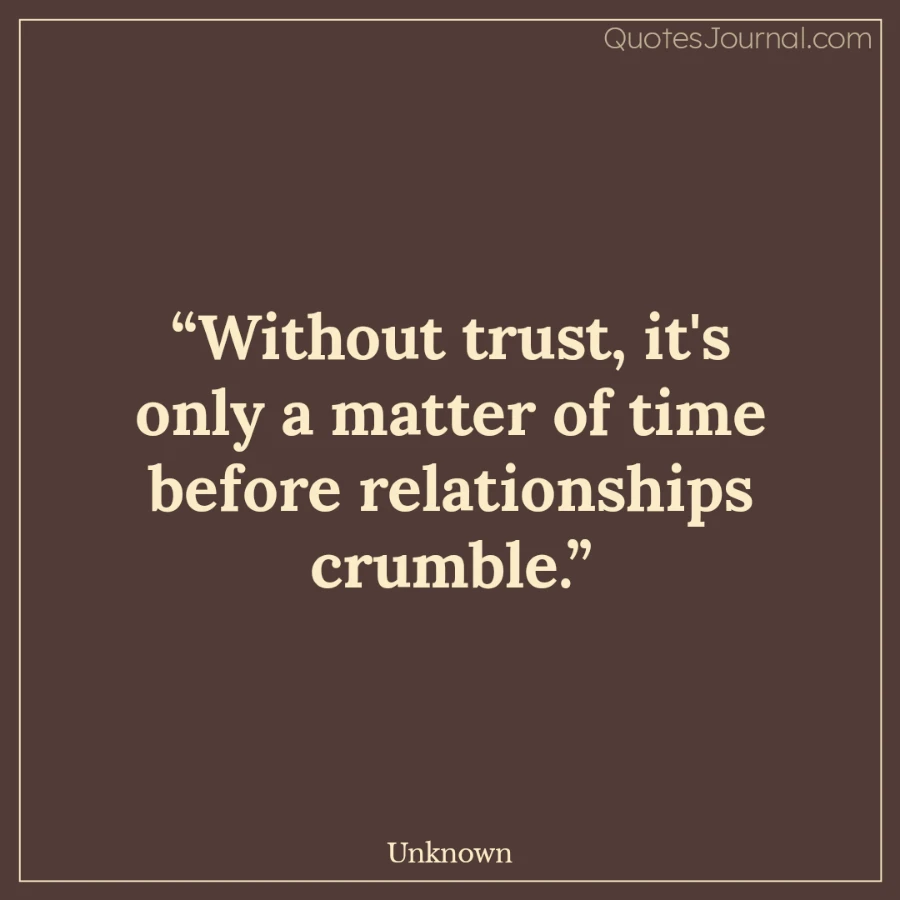 Trust quotes