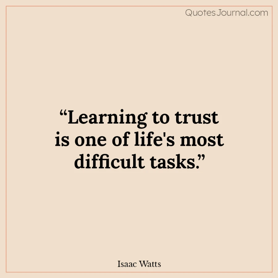 Trust quotes