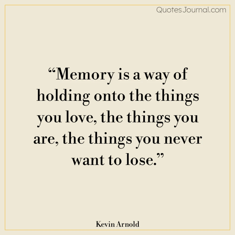 Memories quotes