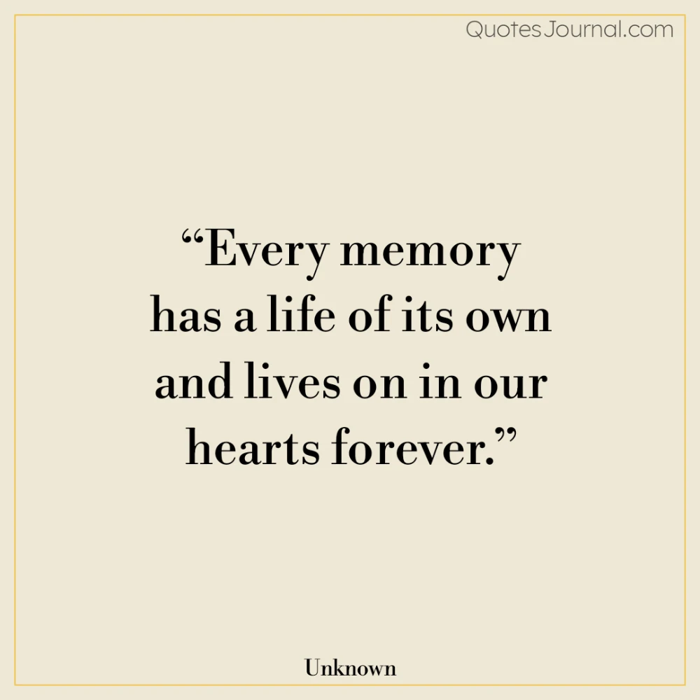 Memories quotes