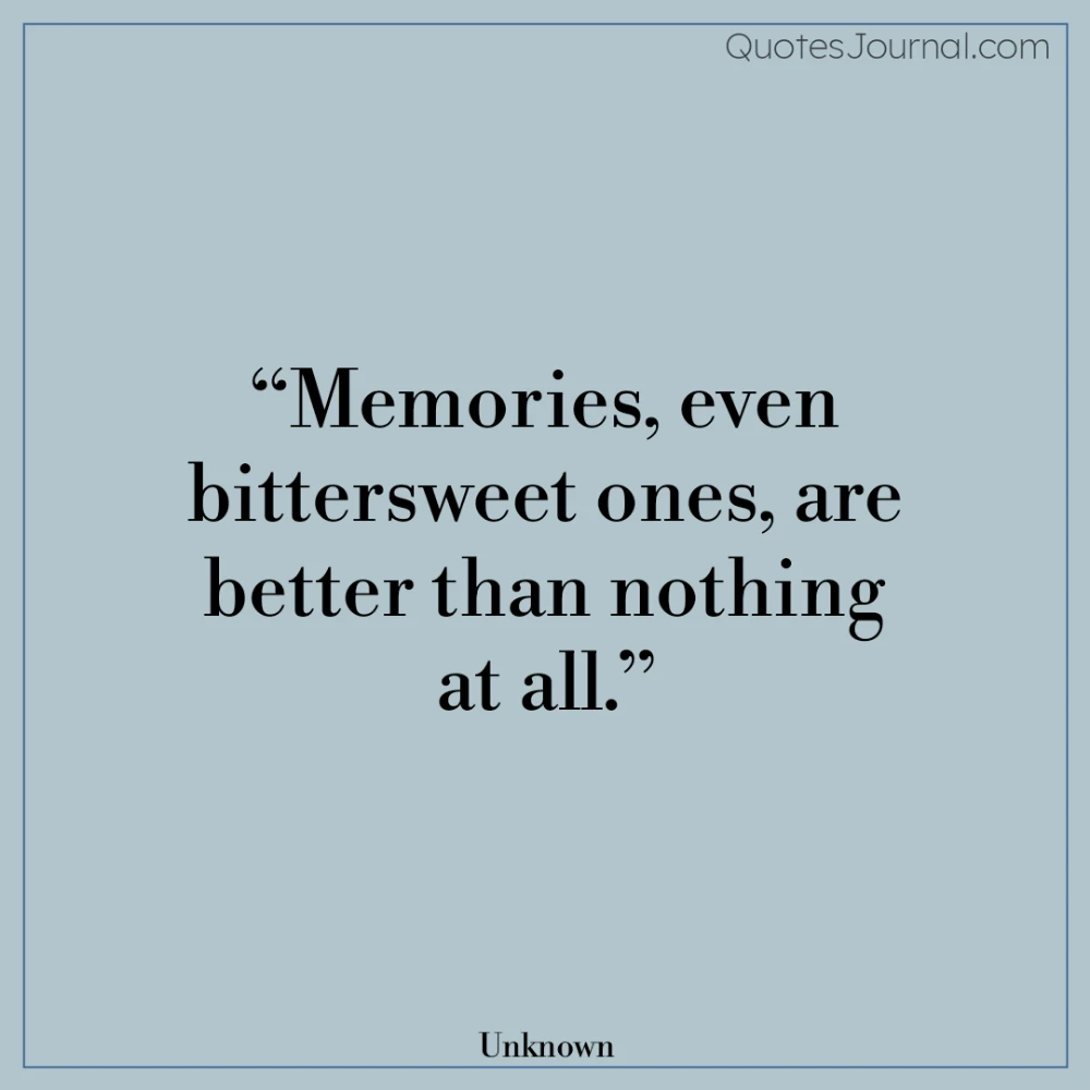 Memories quotes