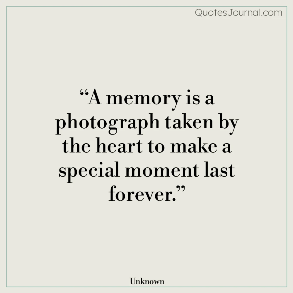 Memories quotes