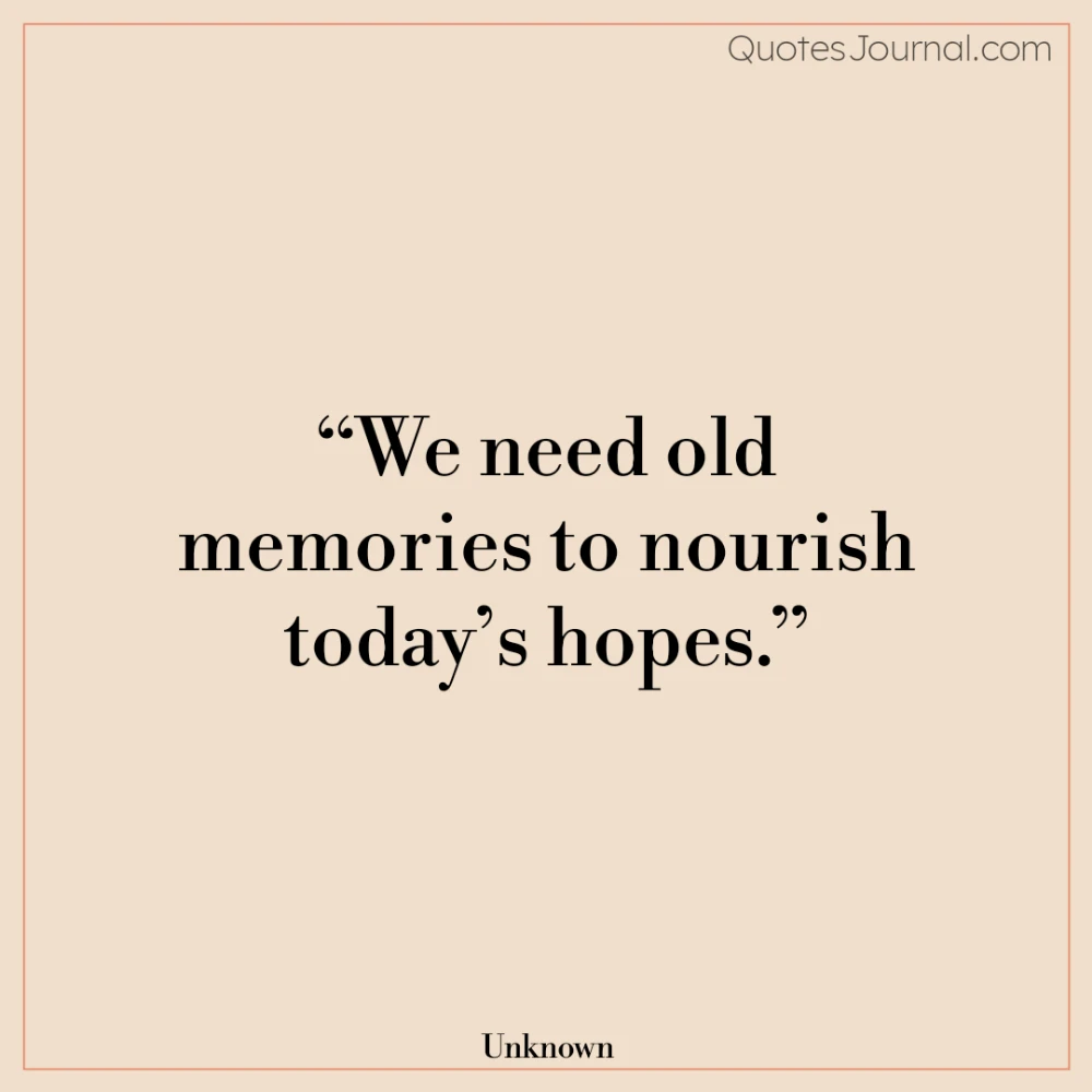 Memories quotes