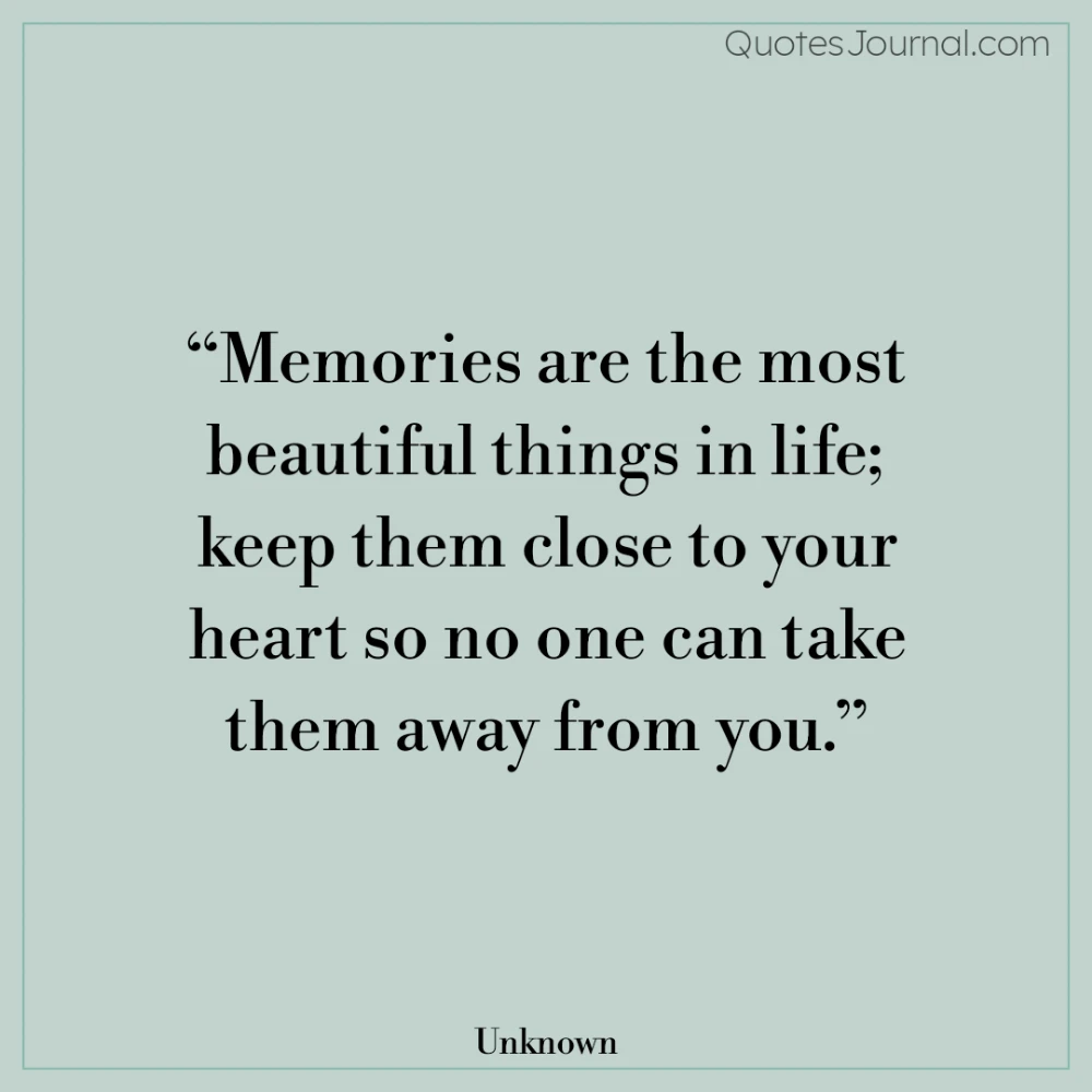 Memories quotes