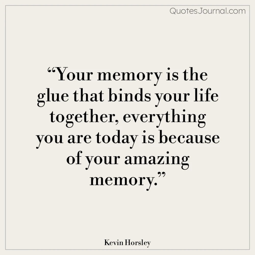 Memories quotes