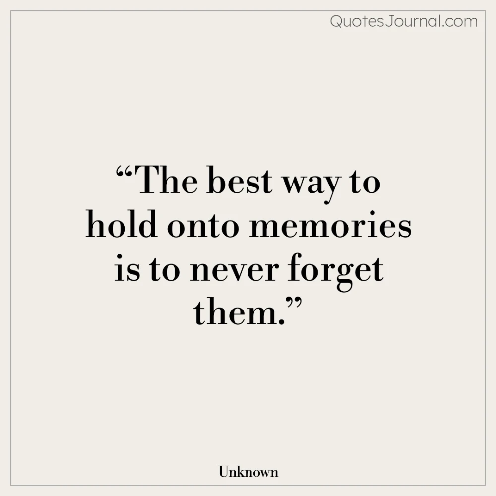 Memories quotes