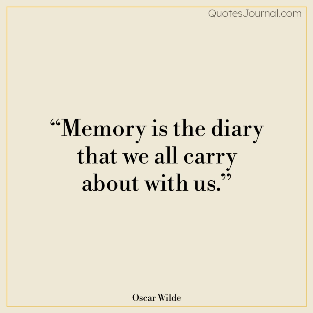 Memories quotes