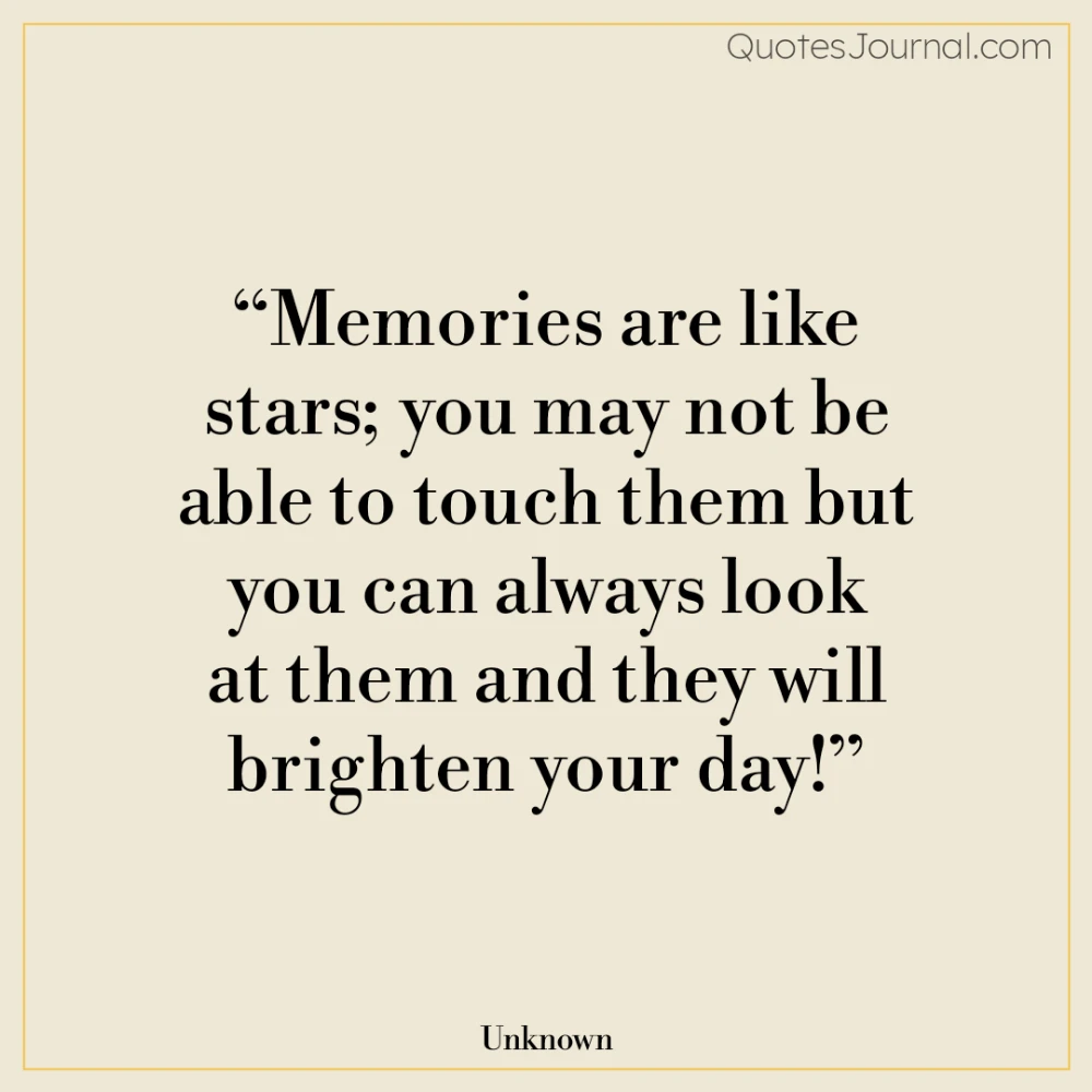 Memories quotes