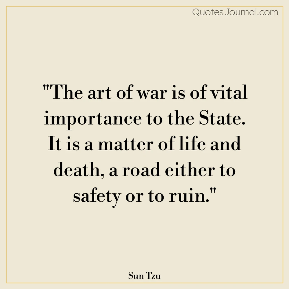 Sun Tzu quotes