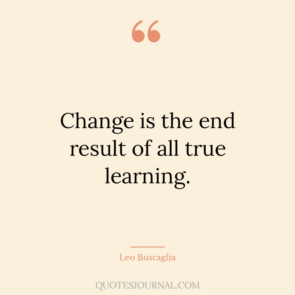 Quotes on change